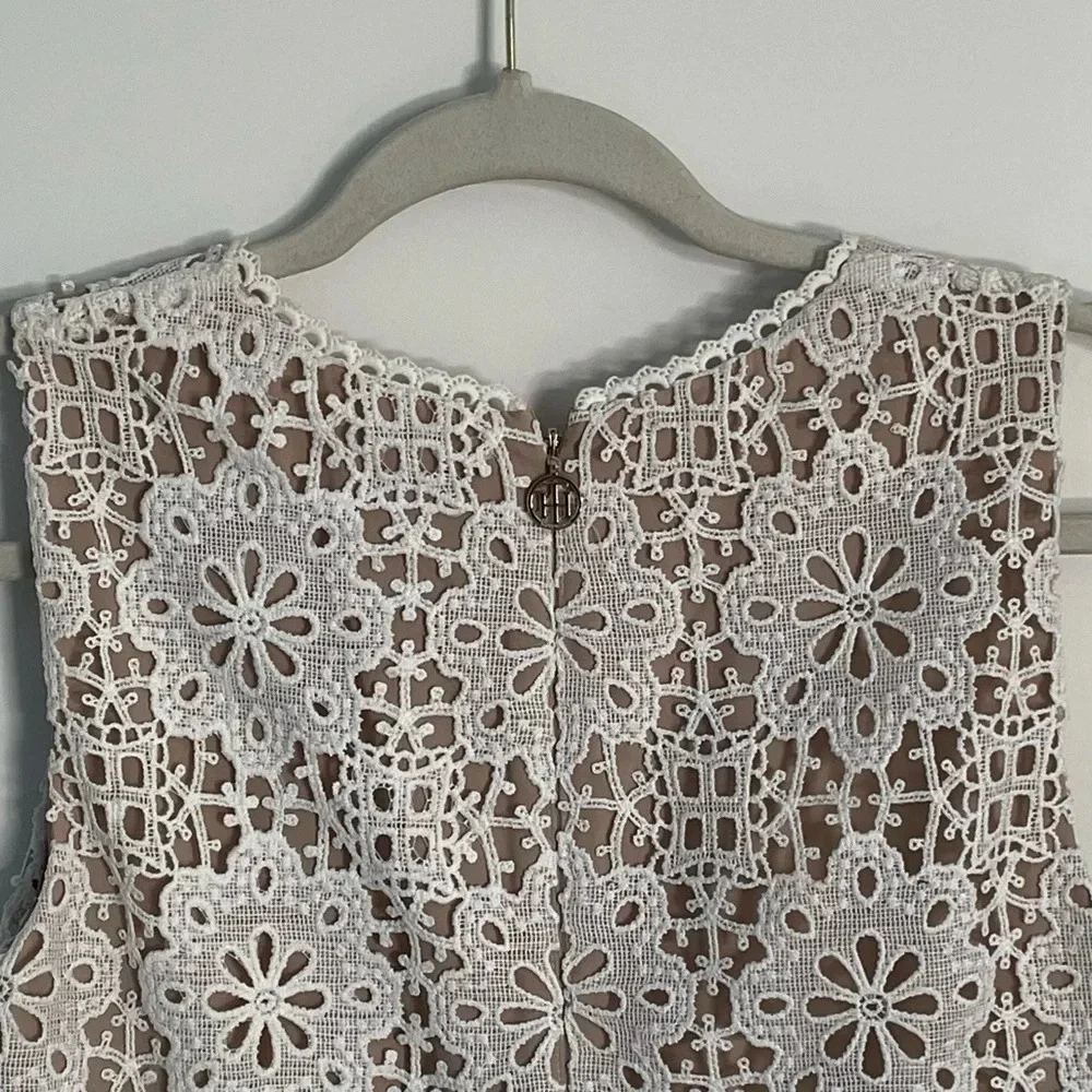 New! Tommy Hilfiger layered lace sleeveless sheath Dress nwt 29056